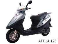 SYM fully automatic scooter Attila 125cc