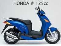 Honda @ full size, fully automatic scooter (AT) 125cc